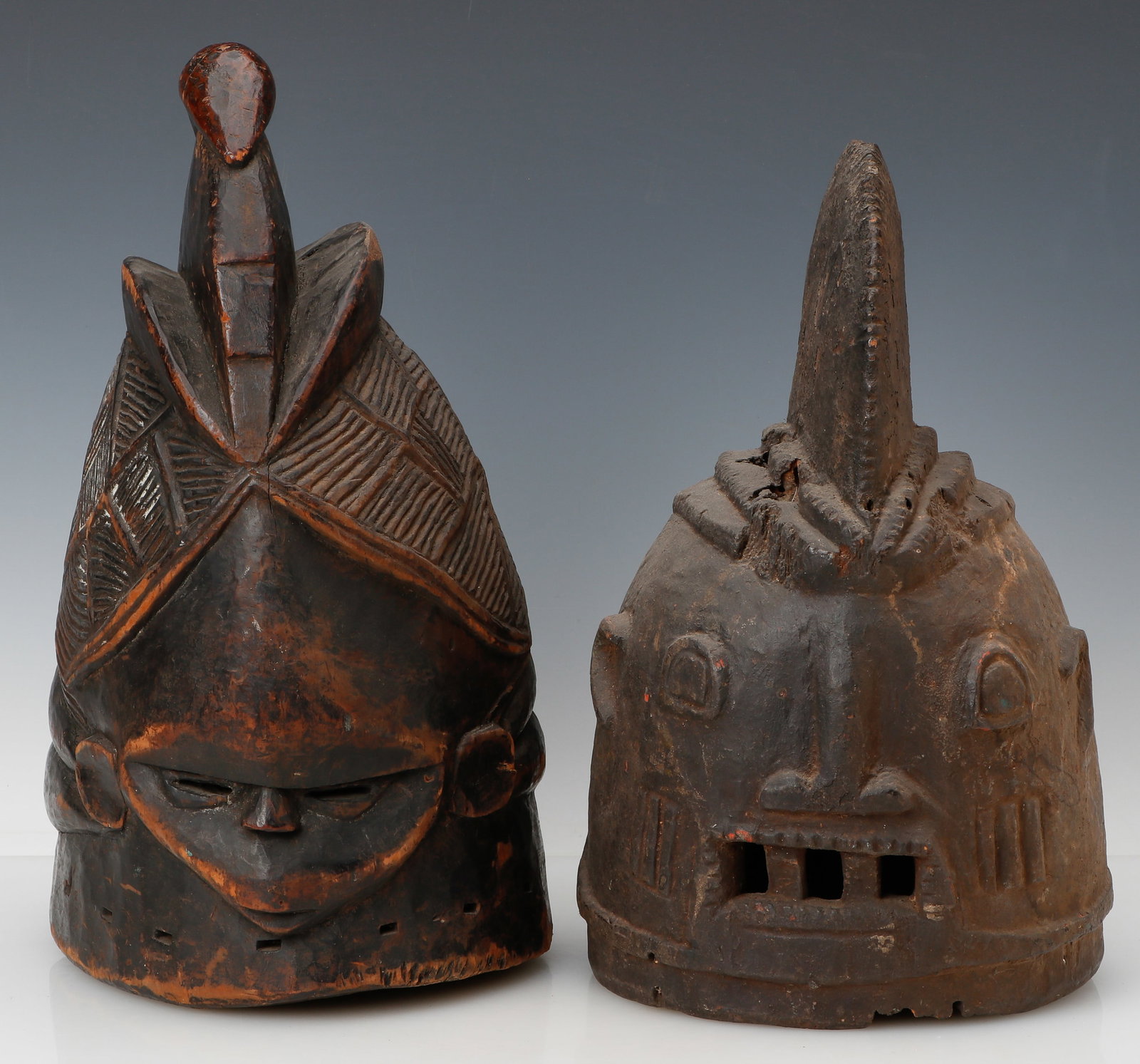 2 African Helmet Masks (1 of 5)