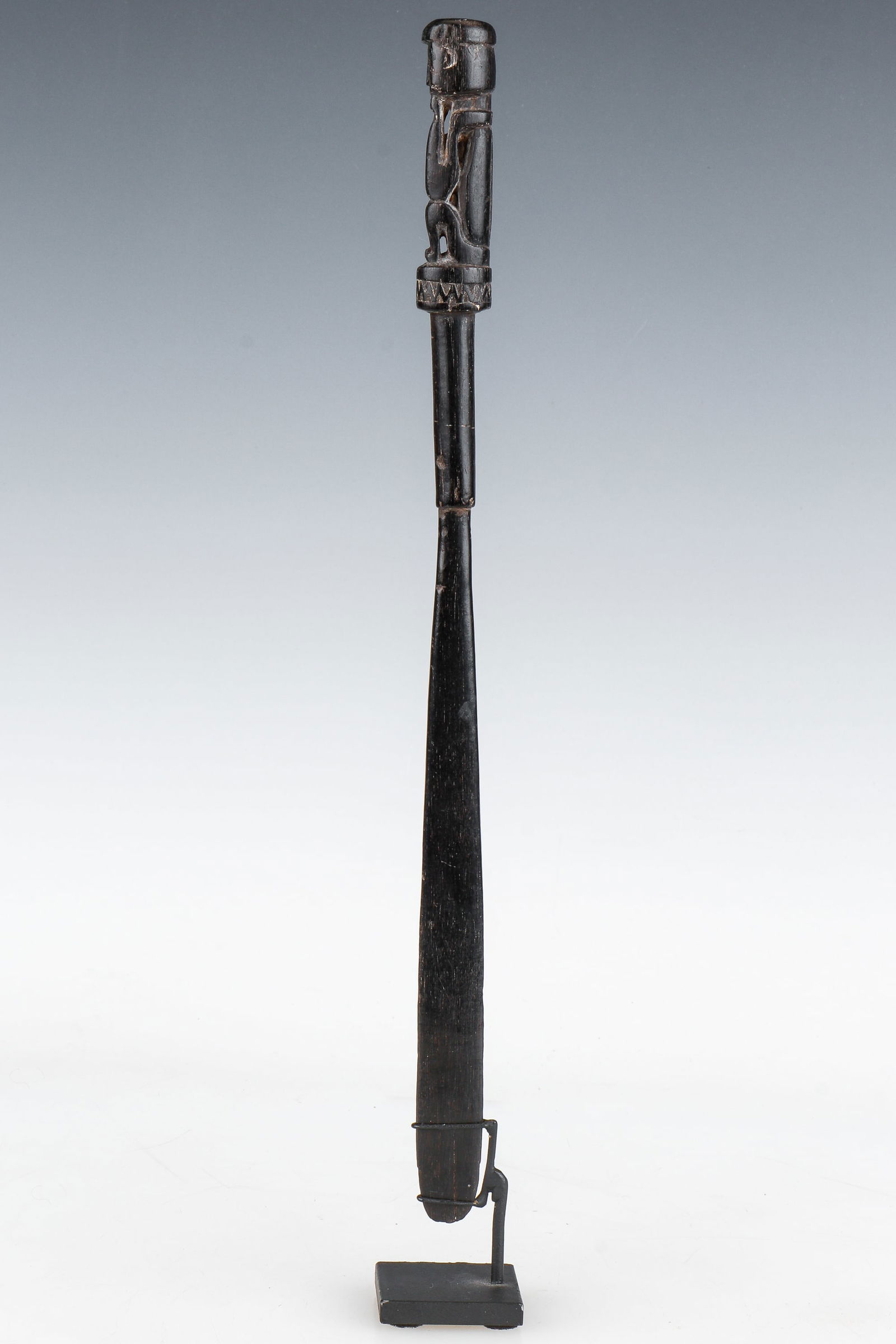 Trobriand Island Massim Lime Spatula, PNG, Late 19th C. (1 of 5)