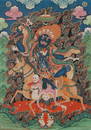 Antique Tibetan Painting of Shri Devi Magzor Gyalmo