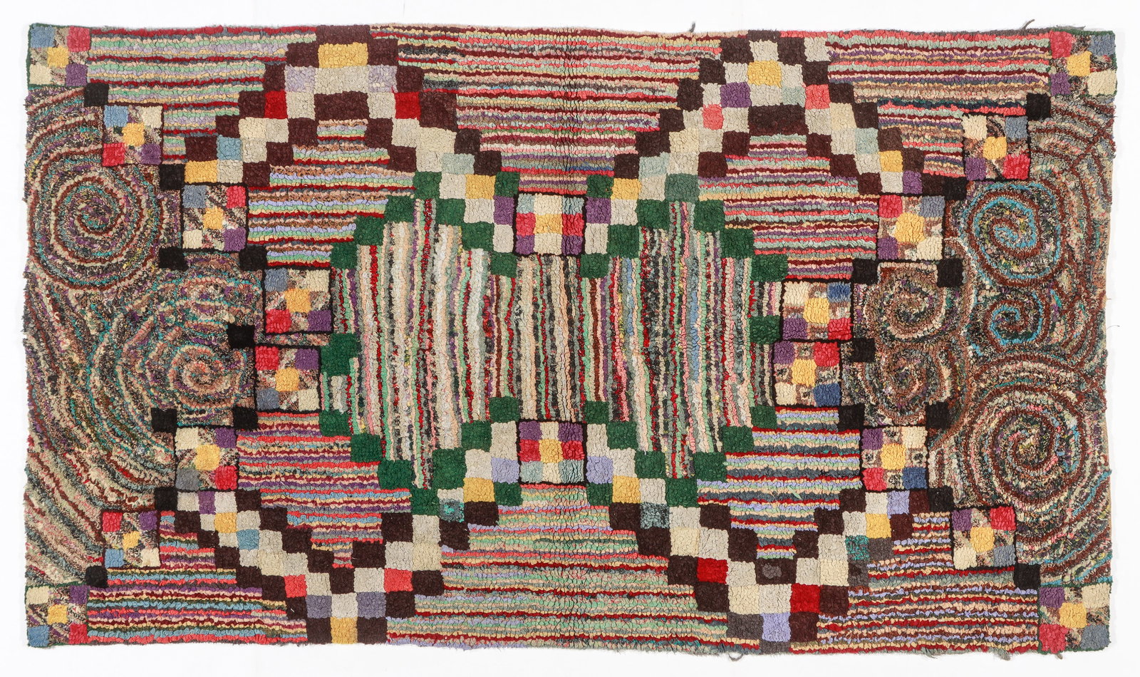 Antique American Hooked Rug (1 of 5)