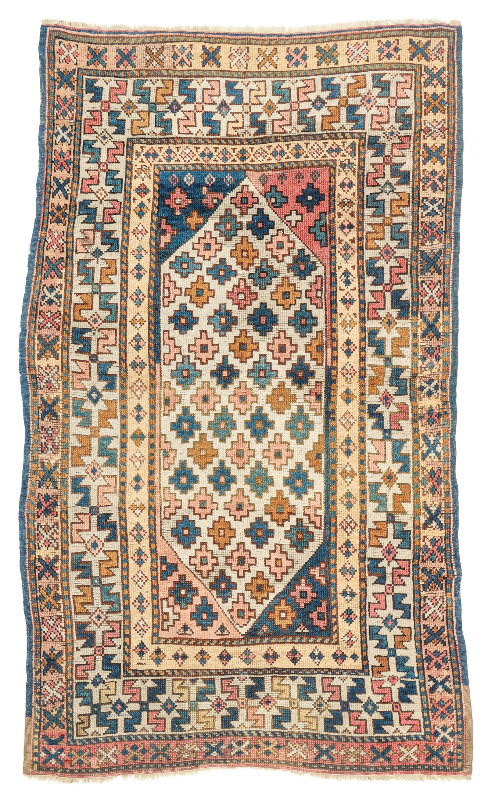 Dosemalti Rug, Turkey, Late 19th C., 3'8'' x 6'4'' (1 of 4)