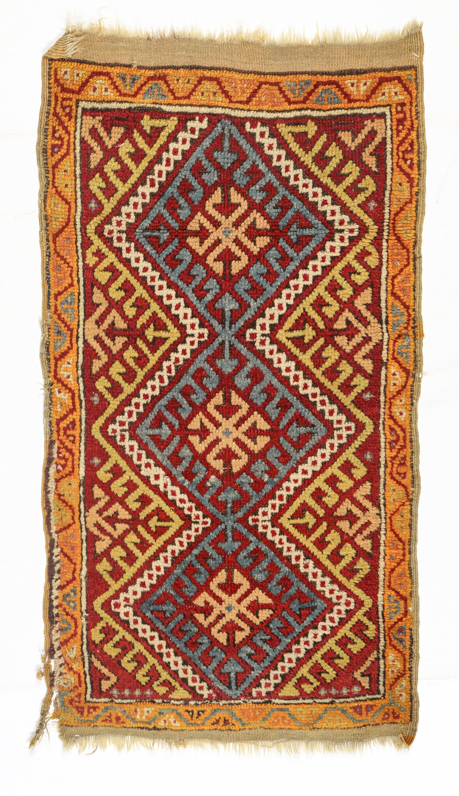 Konya Yastik, Turkey, Late 19th C., 1'10" x 3'2'' (1 of 4)