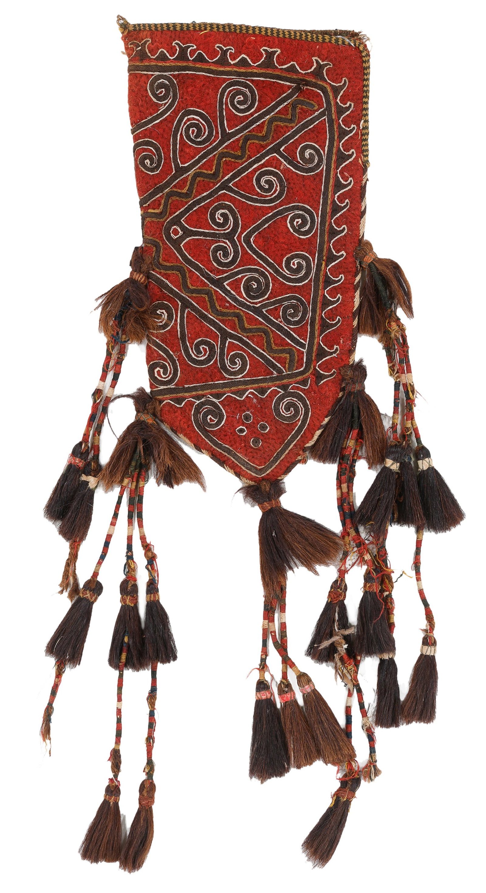 Central Asian Felted Wool Okbash/Tent Bag (1 of 2)