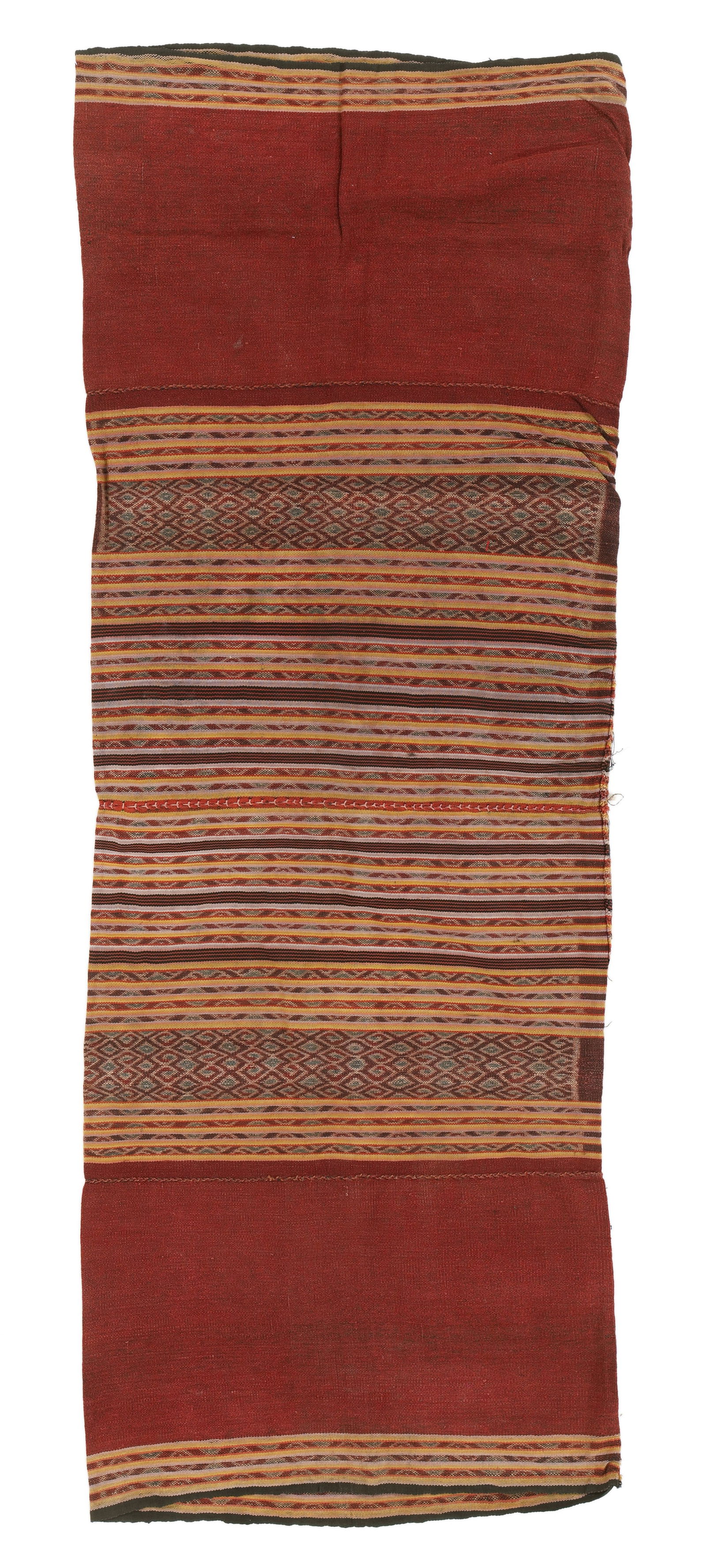 Tais Maruka Ikat Ceremonial Sarong, Atonia People, Malaka District, West Timor, Indonesia, Early to (1 of 3)