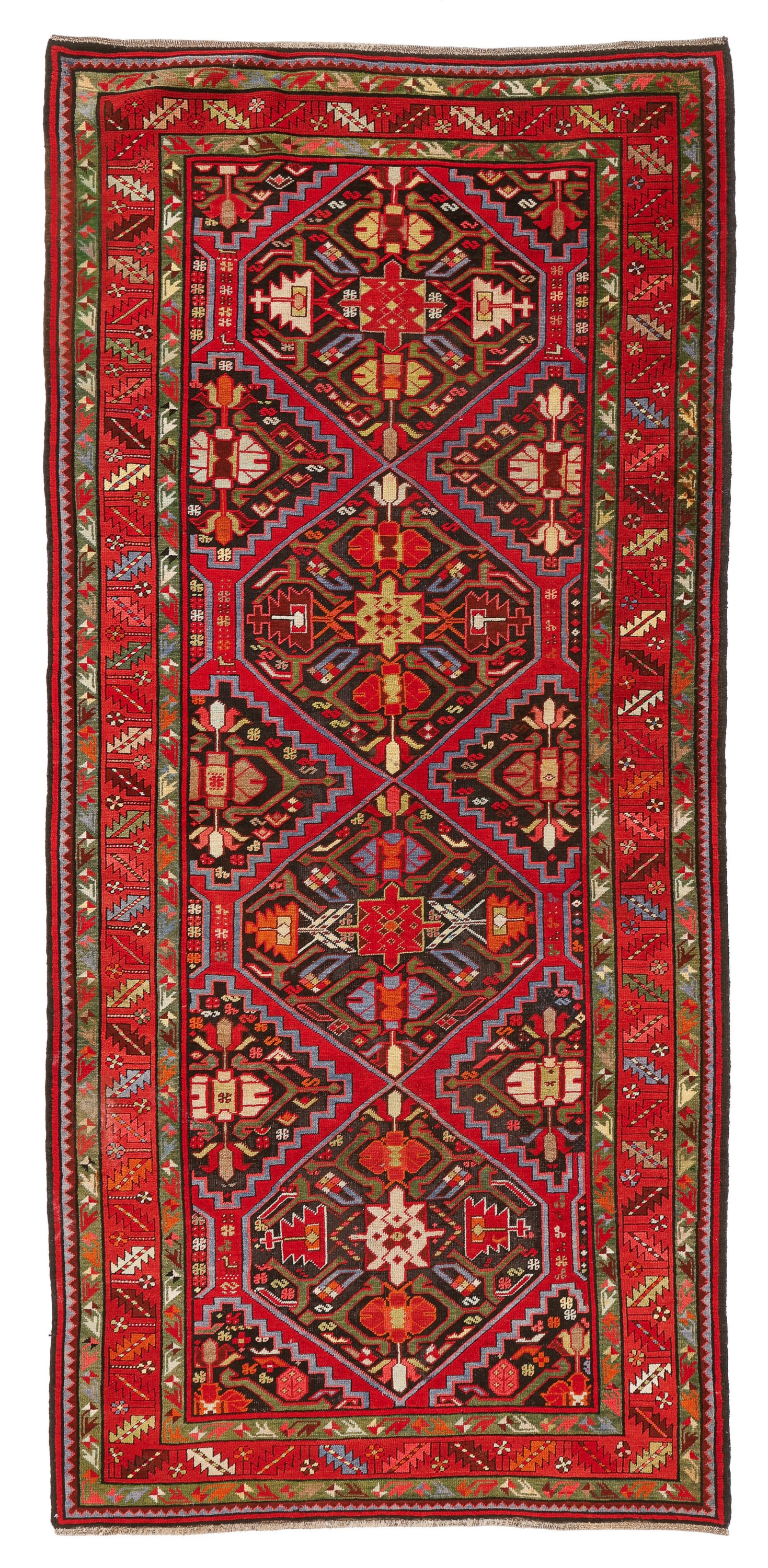 Karabagh Rug, Caucasus, Ca. 1900, 4'1'' x 8'10'' (1 of 4)