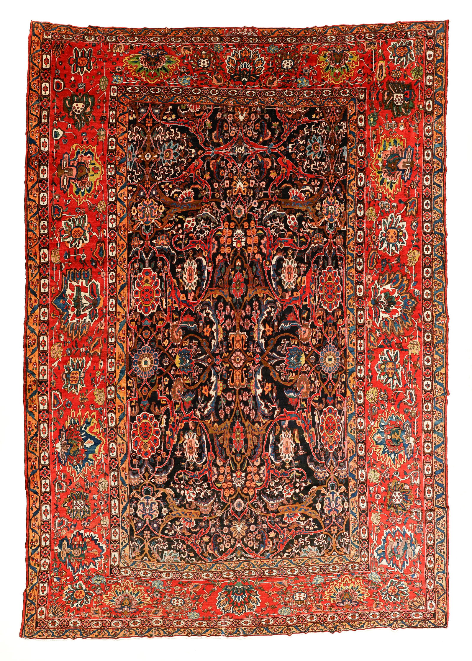 Fine Mansion Size Bakhtiari Rug, Persia, Ca. 1900, 15'7'' x 22'7'' (1 of 4)