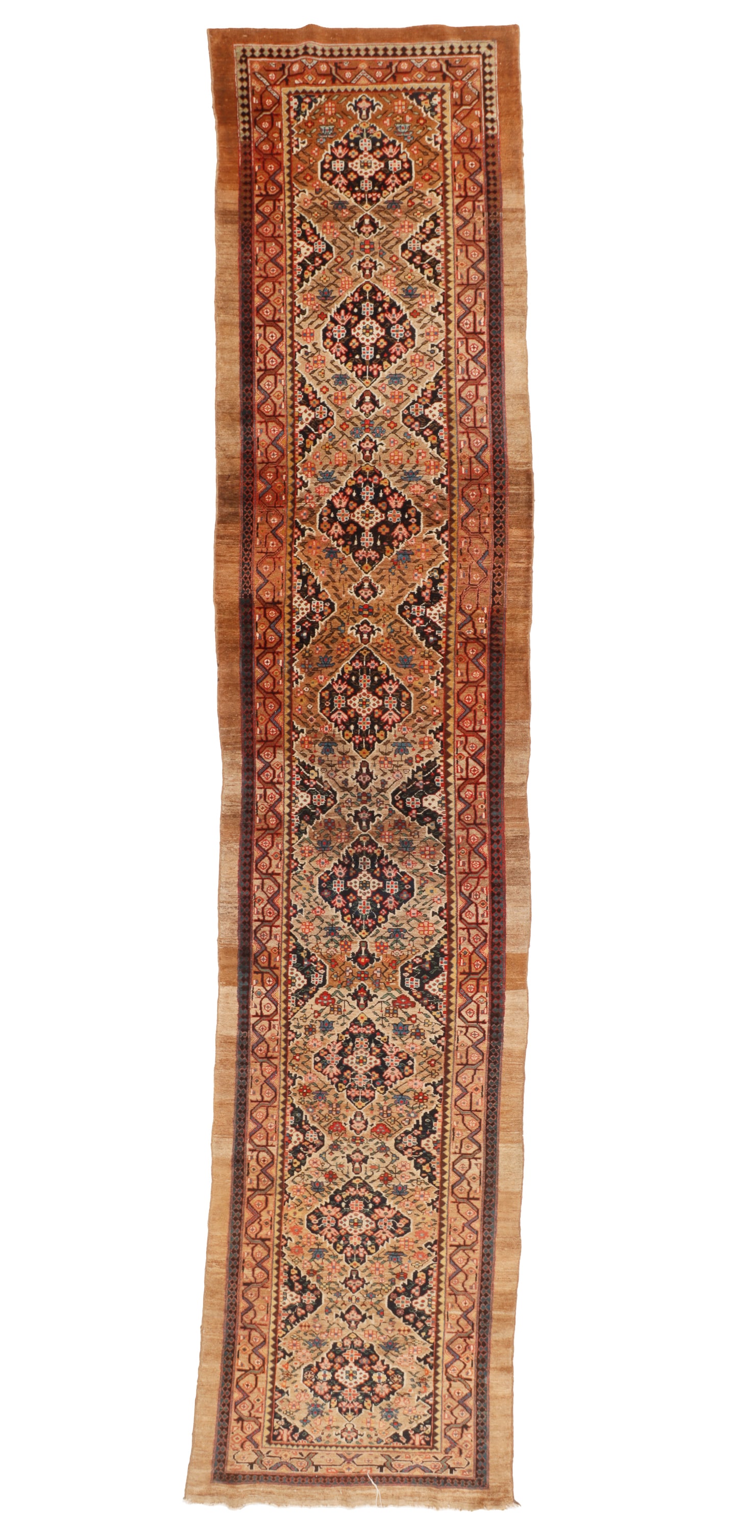 Camel Field Sarab Rug, Persia, Late 19th C., 3'8'' x 16'9'' (1 of 4)