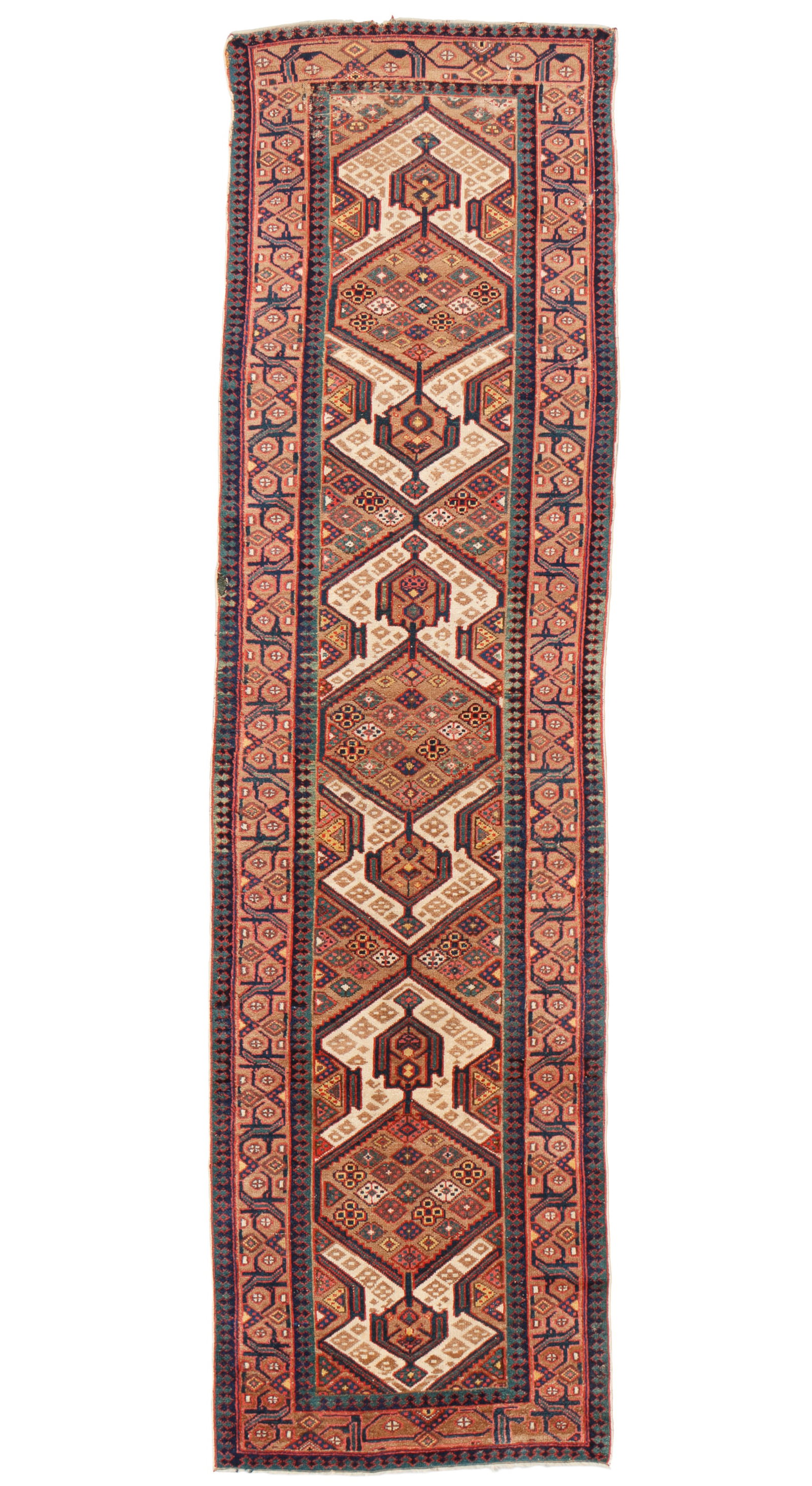 Camel Field Sarab Runner, Persia, Late 19th C., 3'5'' x 12'7'' (1 of 4)