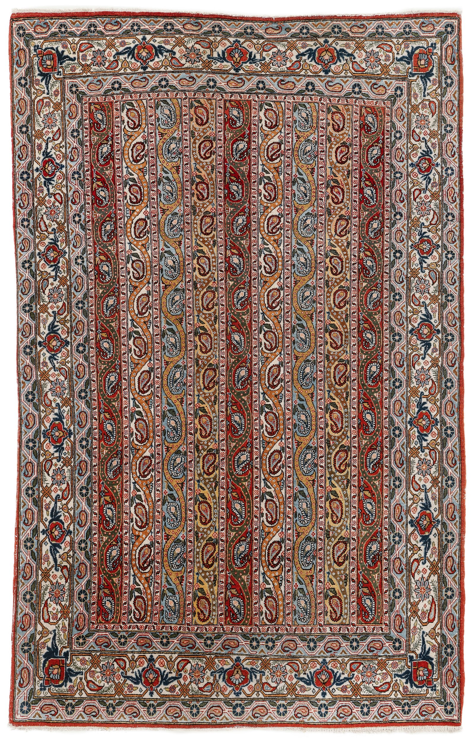 Isfahan Rug, Persia, Mid/Late 20th C., 4'6'' x 6'10'' (1 of 4)