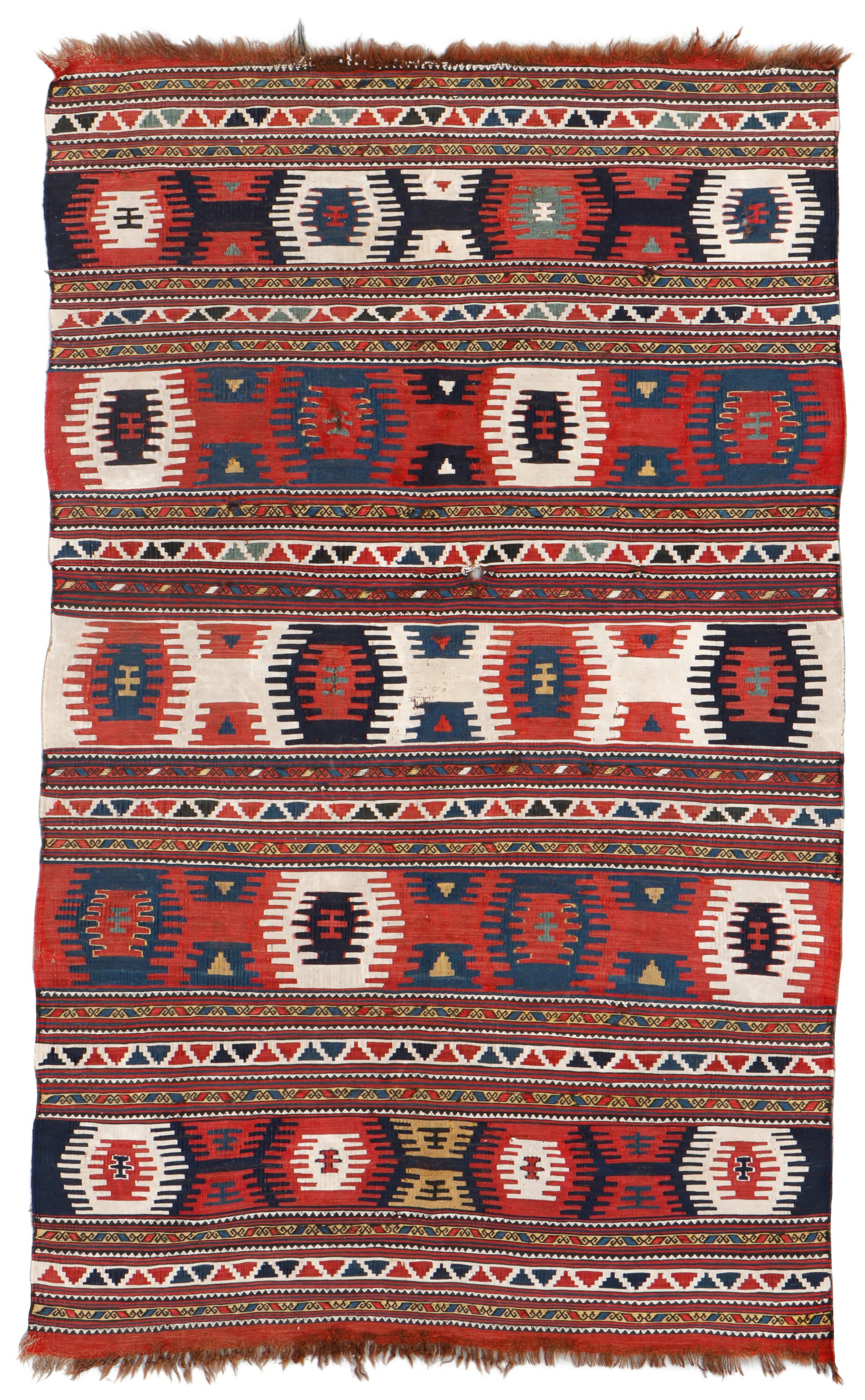 Shahsevan Kilim, Transcaucasus, Ca. 1875, 3'9'' x 6'0'' (1 of 4)