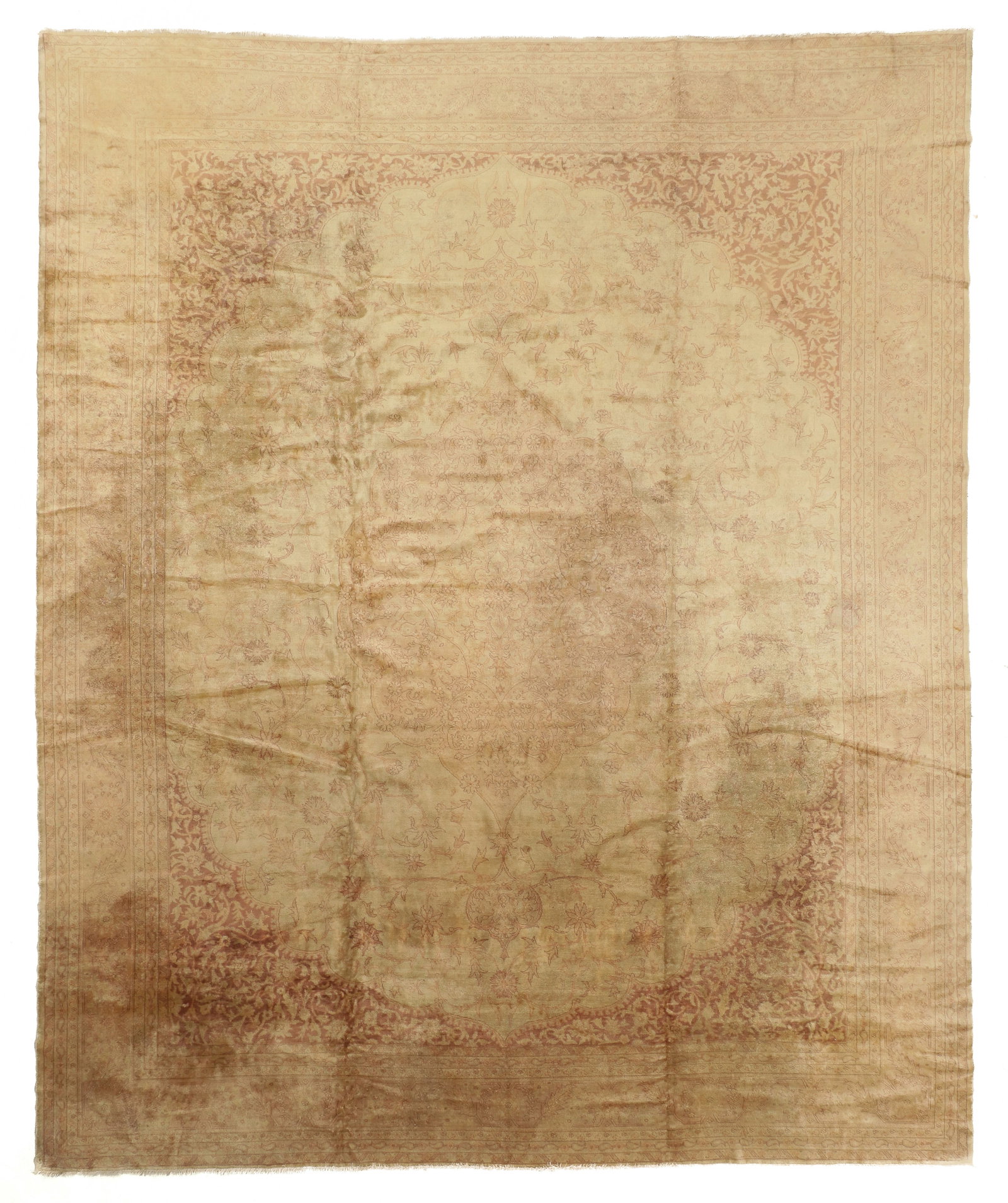 Oushak Rug, Turkey, Ca. 1900, 12'11'' x 15'7'' (1 of 5)