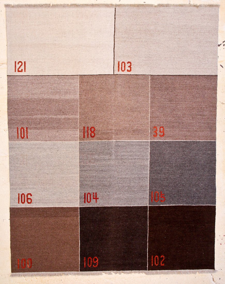Large Sumakh Weave Color Sampler: Large Sumakh Weave Color Sampler, Turkey, excellent condition. Size: 6'2" x 7'11". Cost for us to pack and ship this item via UPS GROUND in the continental USA (includes insurance and signature requir