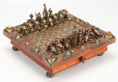Chess Set (Polish/Poland) Magda & Andrzej Nowakowscy
