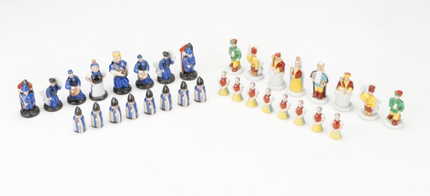 Herend Porcelain Chess Set, Published (Hungarian/Hungary)