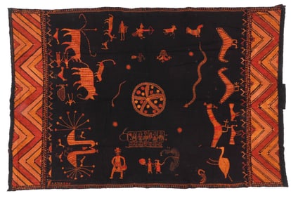 Phuklari Wedding Shawl/Head Cloth, India, Early-Mid 20th C.