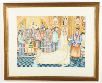 Felipe Morales (Mexican/Mexico) Wedding, Dated 1995
