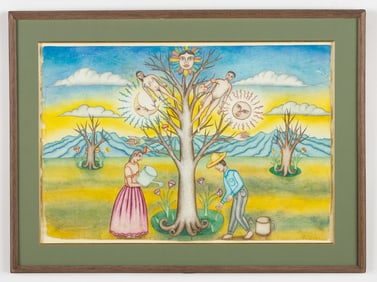 Felipe Morales (Mexican/Mexico) Tree of Life, Dated 1989