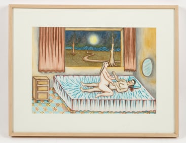 Felipe Morales (Mexican/Mexico) Couple, Dated 1988