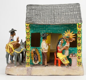 Ocumicho (Mexican/Mexico) Folk Pottery "Semana Santa"