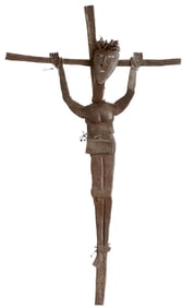 Gabriel Bien-Aime (Haitian/Haiti) Metal Sculpture of Christ