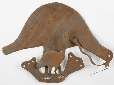 Gabriel Bien-Aime (Haitian/Haiti) Birds, Folk Art Sculpture