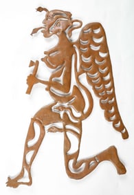 Murat Brierre (Haitian/Haiti) Winged Loas, Bronze, Circa 1980's