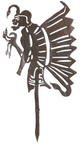 Murat Brierre (Haitian/Haiti) Winged Serpent Loa, Folk Metal Art