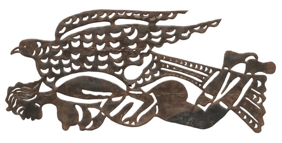 Murat Brierre (Haitian/Haiti) "Woman With Bird Spirit (Leda and the Swan)" Sculpture