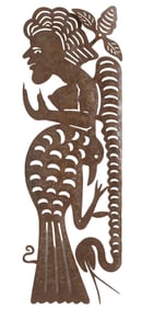 Serge Jolimeau (Haitian/Haiti) Bird Tailed Mermaid, Circa 1990's
