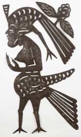 Serge Jolimeau (Haitian/Haiti) Bird Mermaid, Circa 1990's