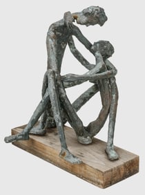 Odilon Duperrier (Haitian/Haiti) Couples Embrace, Circa 1970's