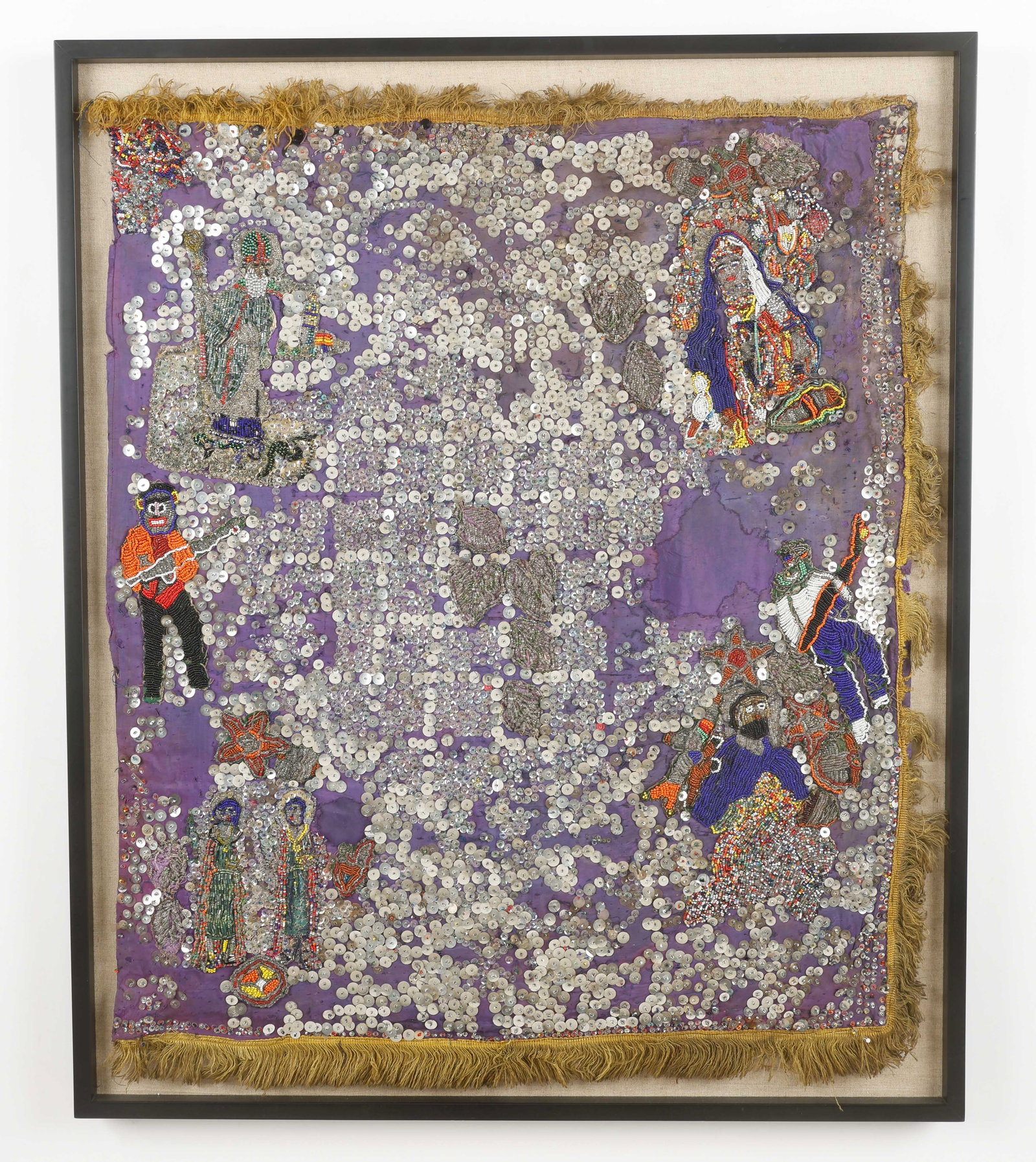 Loas Drapeau Flag (Haitian/Haiti) Vintage, Circa 1960's (1 of 6)