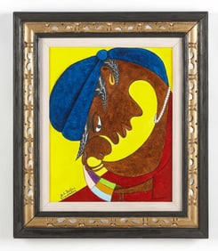 Seymour Etienne Bottex (Haitian/Haiti) Mother & Child, C. 1970's