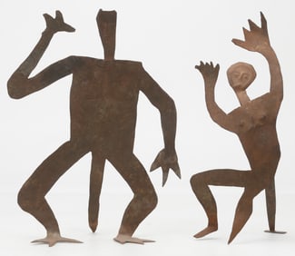 Anonymous (Haitian/Haiti) Carnival/Rara Figures, Circa 1959