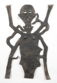 Georges Liautaud (Haitian/Haiti) Loa, Recycled Oil Drum Metal