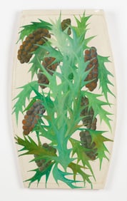 Jasmin Joseph (Haitian/Haiti) Grapes & Leaves Tray