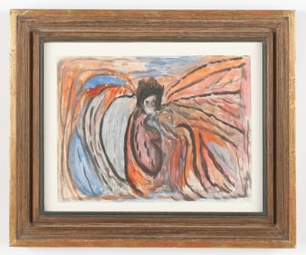 Robert St. Brice (Haitian/Haiti) Butterfly, Circa 1955