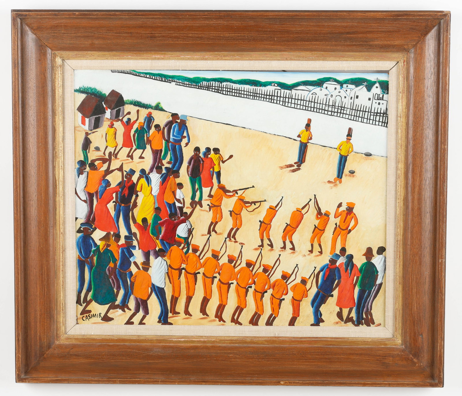 Laurent Casimir (Haitian/Haiti) Political Firing Squad, C. 1970's (1 of 3)