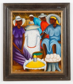 Castera Bazile (Haitian/Haiti) Marche, Dated 1954