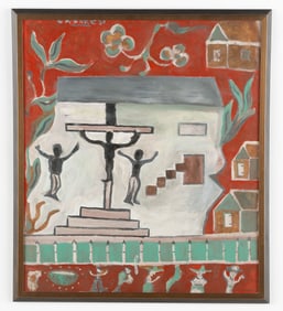 Wesner LaForest (Haitian/Haiti), The Crucifixion, C. 1950's