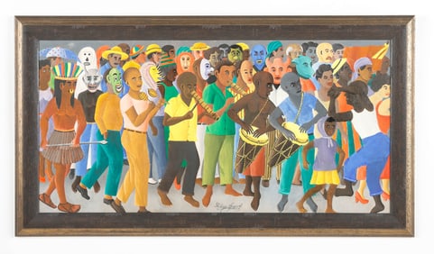 Salnave Philippe-Auguste (Haitian/Haiti) Carnival Scene
