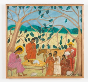 Pierre-Joseph Valcin (Haitian/Haiti) Adoration of the Magi
