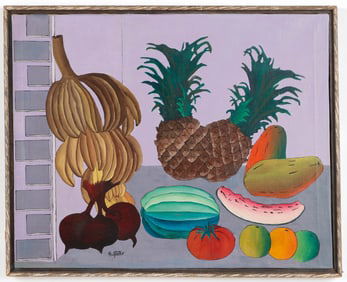 Gabriel Alix (Haitian/Haiti) Still Life, Circa 1960