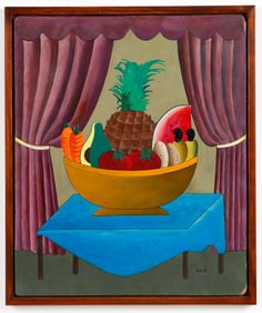 Gabriel Alix (Haitian/Haiti) Still Life, Circa 1960's