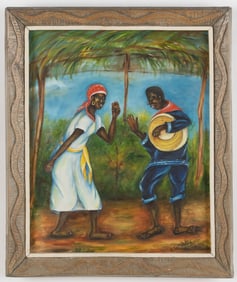 C. L. Mathuriaz (Haitian/Haiti) Dancing Couple, Circa 1968