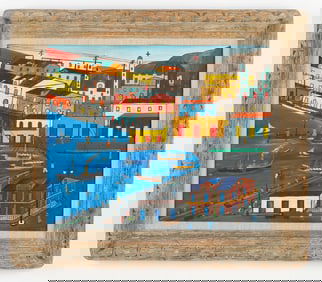 Prefete Duffaut (Haitian/Haiti) Jacmel Harbor, Dated 1960