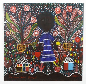 Louisiane Saint Fleurant (Haitian/Haiti) Walking Figure