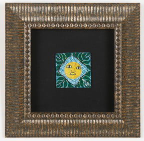 Levoy Exil (Haitian/Haiti) Saint Soleil/Sun, Dated 1988