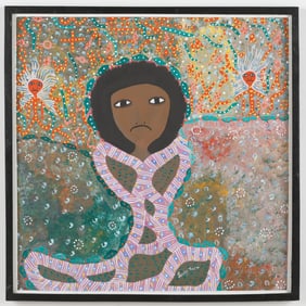 Levoy Exil (Haitian/Haiti) Trois Loas, Dated 1990