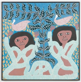 Levoy Exil (Haitian/Haiti) Marassa Twins, Dated 1987